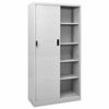 Picture of Steel Office Storage Cabinet 35" - L Gray