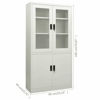 Picture of Office Storage Cabinet 35" - L Gray