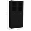 Picture of Office Storage Cabinet 35" - Black