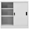 Picture of Steel Office Storage Cabinet 35" - L Gray
