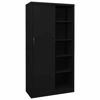 Picture of Steel Office Storage Cabinet 35" - Black