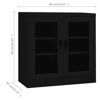 Picture of Office Steel Display Storage Cabinet 35" - Black