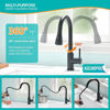 Picture of Kitchen Sink Faucet with Pull Down Sprayer - Matte Black