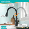 Picture of Kitchen Sink Faucet with Pull Down Sprayer - Matte Black