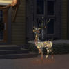 Picture of Christmas Decor 4' Acrylic Reindeer with LED - Multi-Color