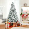 Picture of 7' Christmas Tree with Snow and Decor