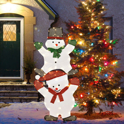 Picture of 4.5' Outdoor Christmas Decor Snowmen