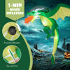 Picture of 5' Outdoor Holiday Decor Inflatable Dragon