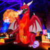 Picture of 8' Outdoor Holiday Decor Red Dragon