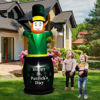 Picture of 5' Inflatable St Patrick's Day Leprechaun with LED Lights