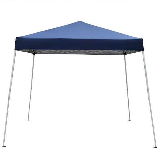 Picture of Outdoor 8'x8' EZ Pop Up Tent Gazebo with Carry Bag - Blue