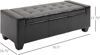 Picture of Bench Storage Ottoman - Black