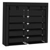 Picture of Fabric Shoe Cabinet with Cover - Black