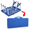 Picture of Outdoor Foldable Picnic Table with Bench