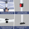 Picture of Outdoor 10' x 20' Easy Pop Up Canopy Tent - White