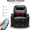 Picture of Living Room Recliner Massage Chair Heated - Black