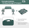 Picture of Outdoor Portable Folding Picnic Table Set - Green