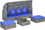 Picture of Outdoor Rattan Sofa Set with Canopy